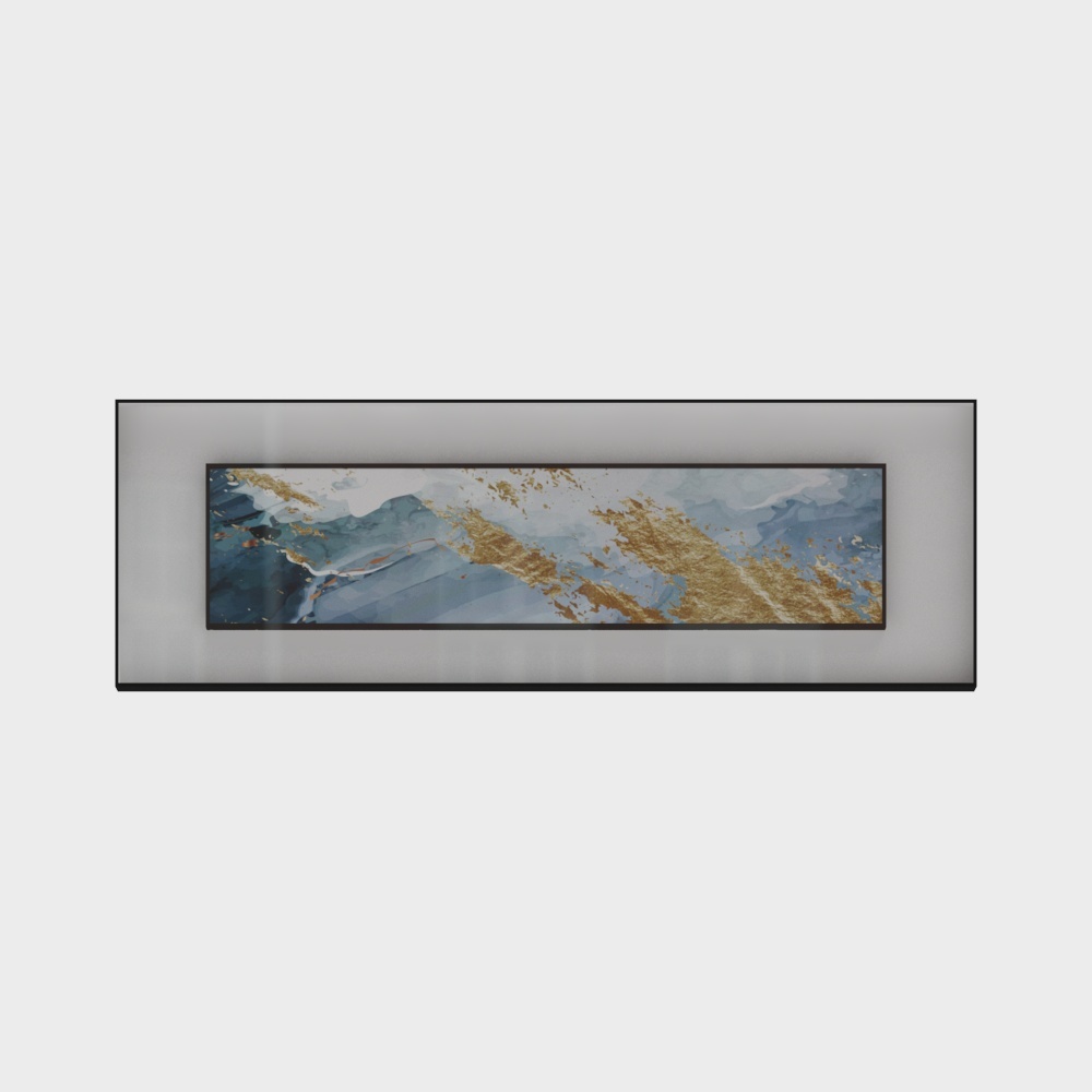 简上-轻奢风-卧室装饰画-SK-0603D模型