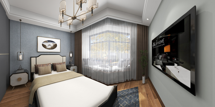137****2181ZvGj-淀山湖308一层卧室-装修设计方案
