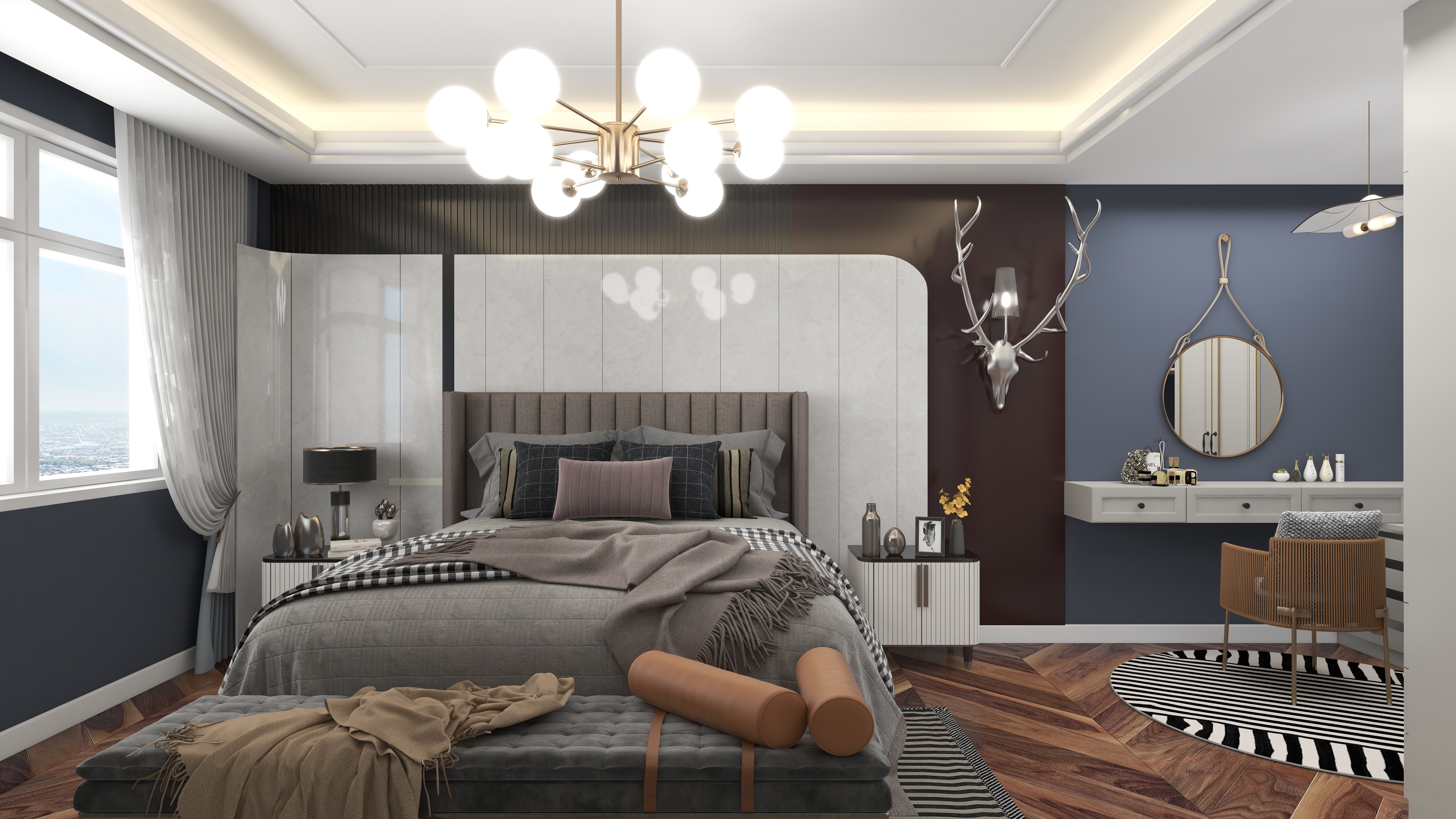 周才升xSNo-135㎡｜美式-装修设计方案