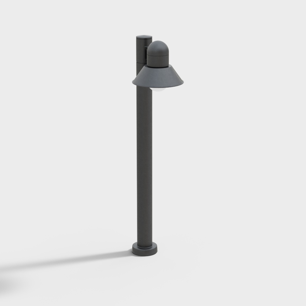 现代铁艺户外灯-灯3D模型