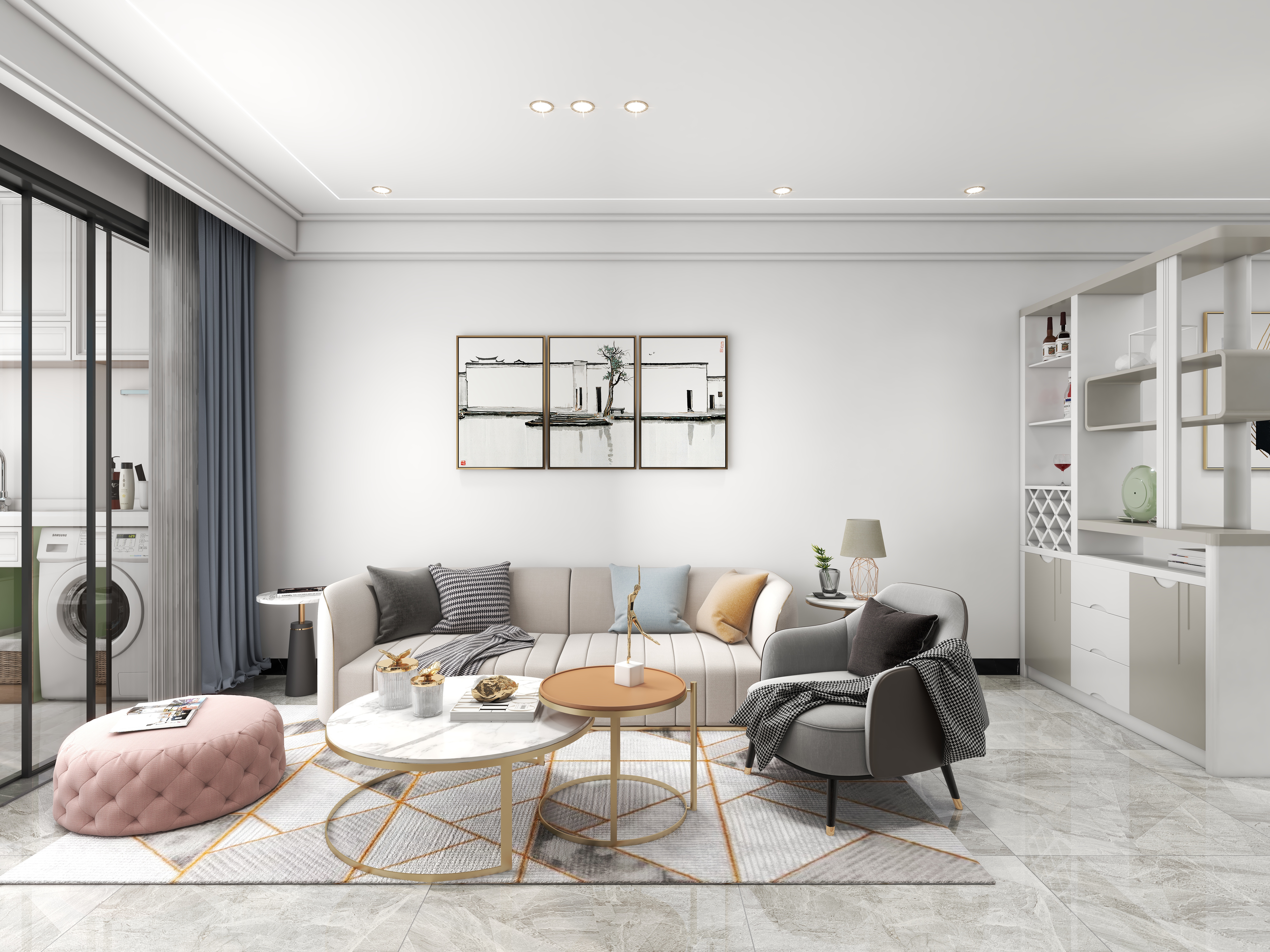 吴金彪-【最美期待】98方现代简约-装修设计方案