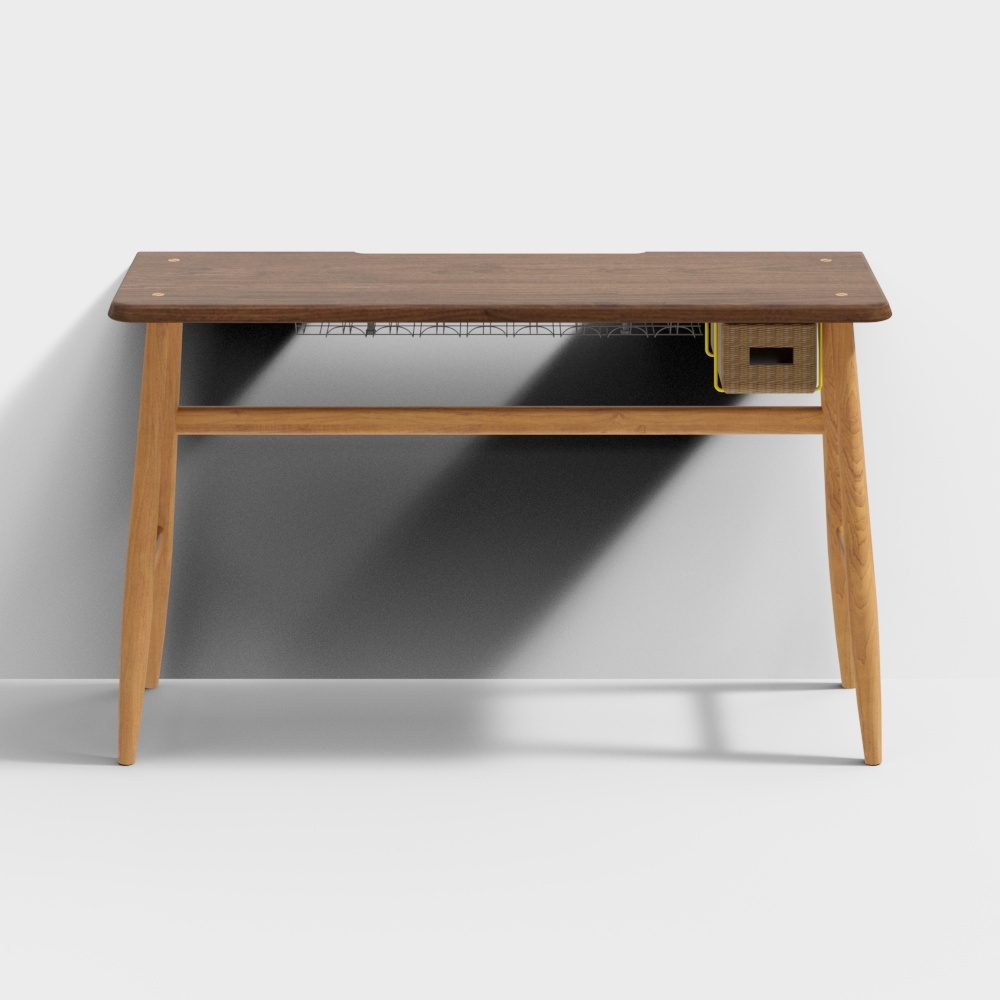 凡屋家具-巧克力书桌-1300混搭款