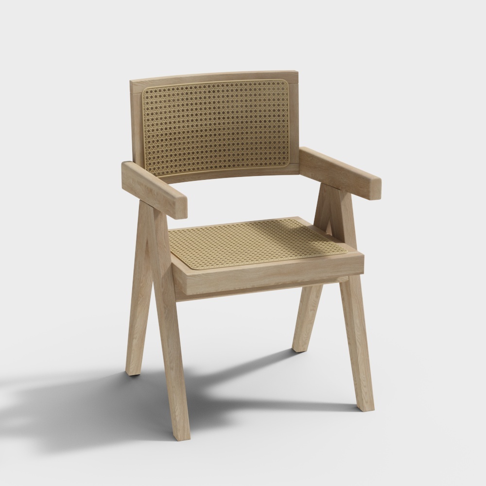 6010 藤椅3D模型