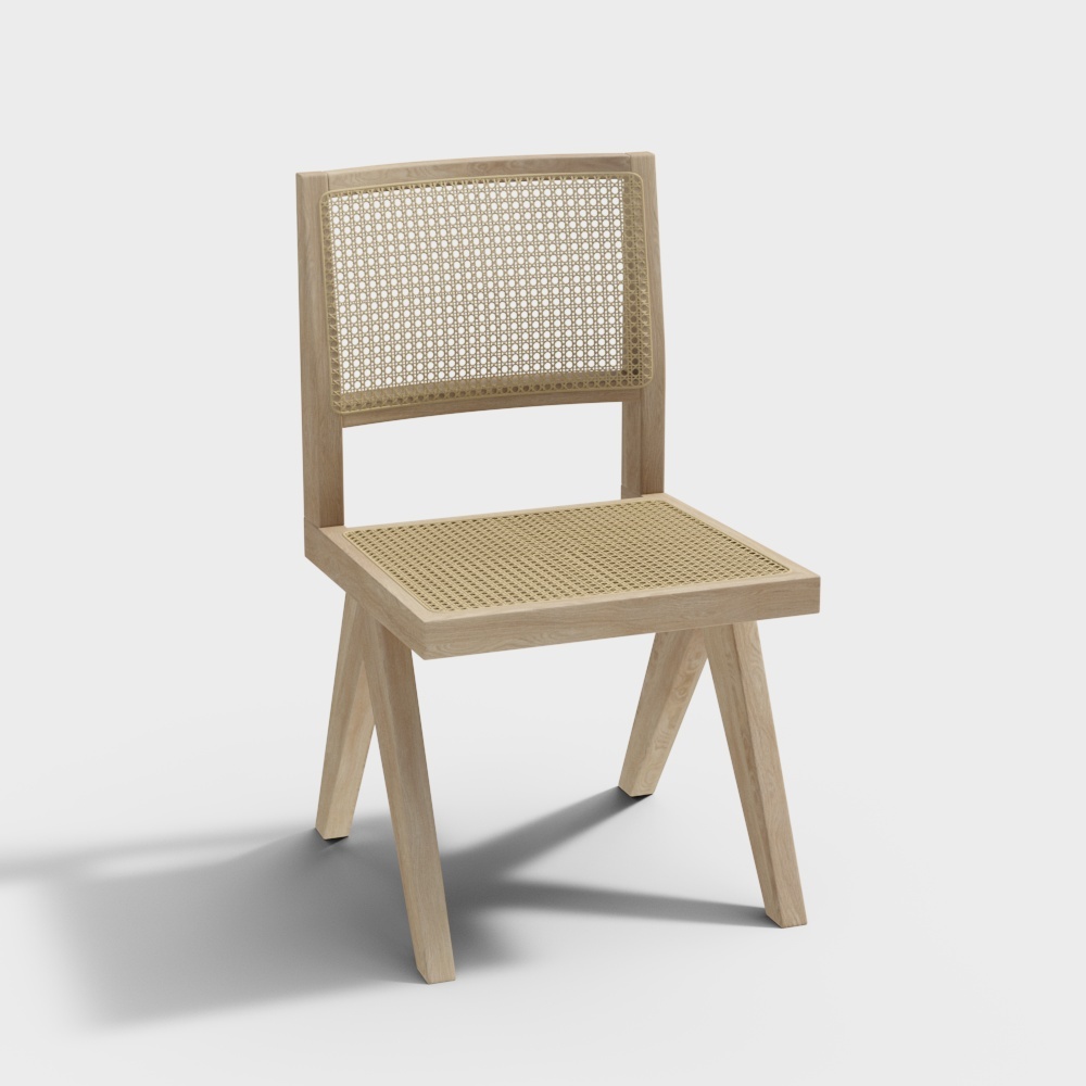 6011 藤椅3D模型