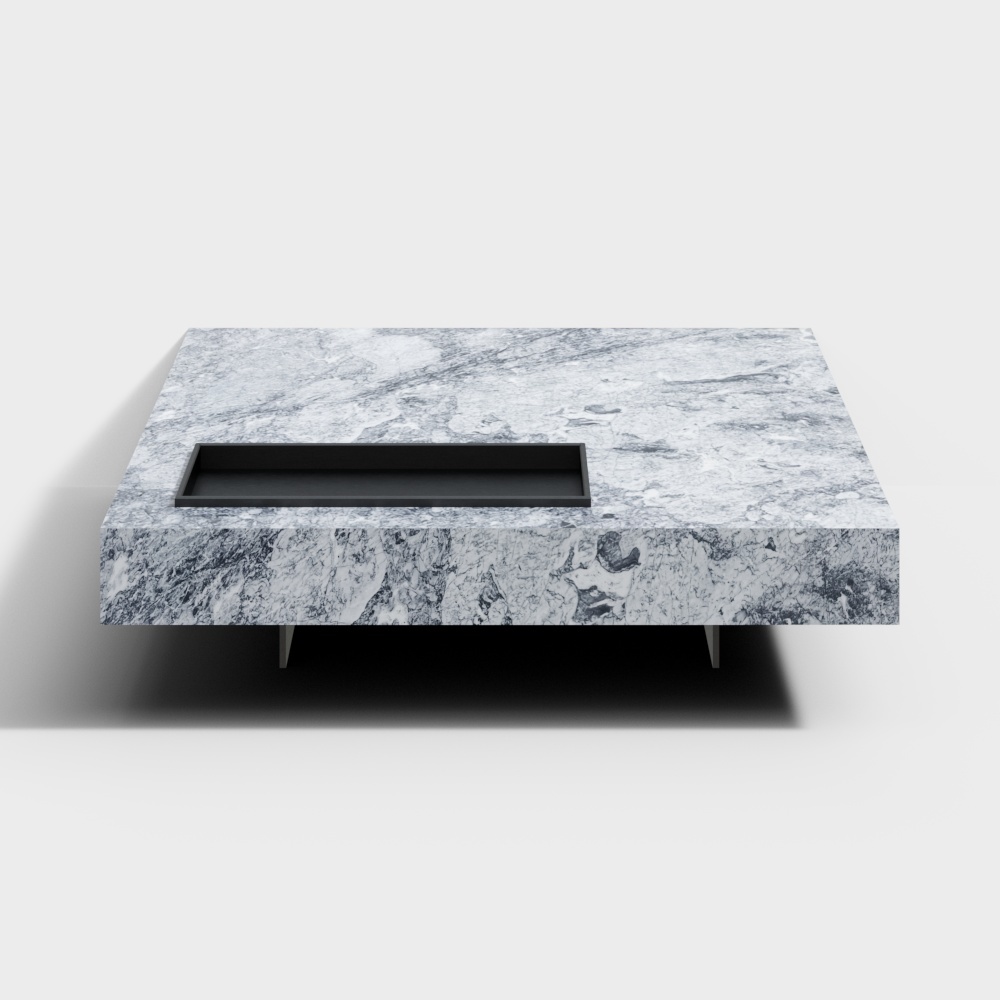 至同家居 ZD-64 极简设计 茶几3D模型