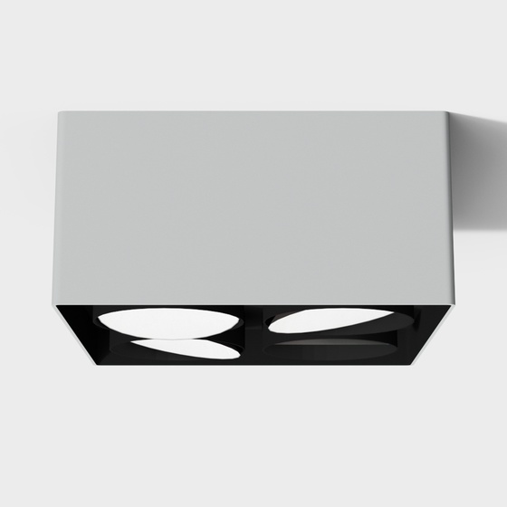 Minimalist Contemporary Industrial Modern Spotlights,Gray+White+Black+Earth color