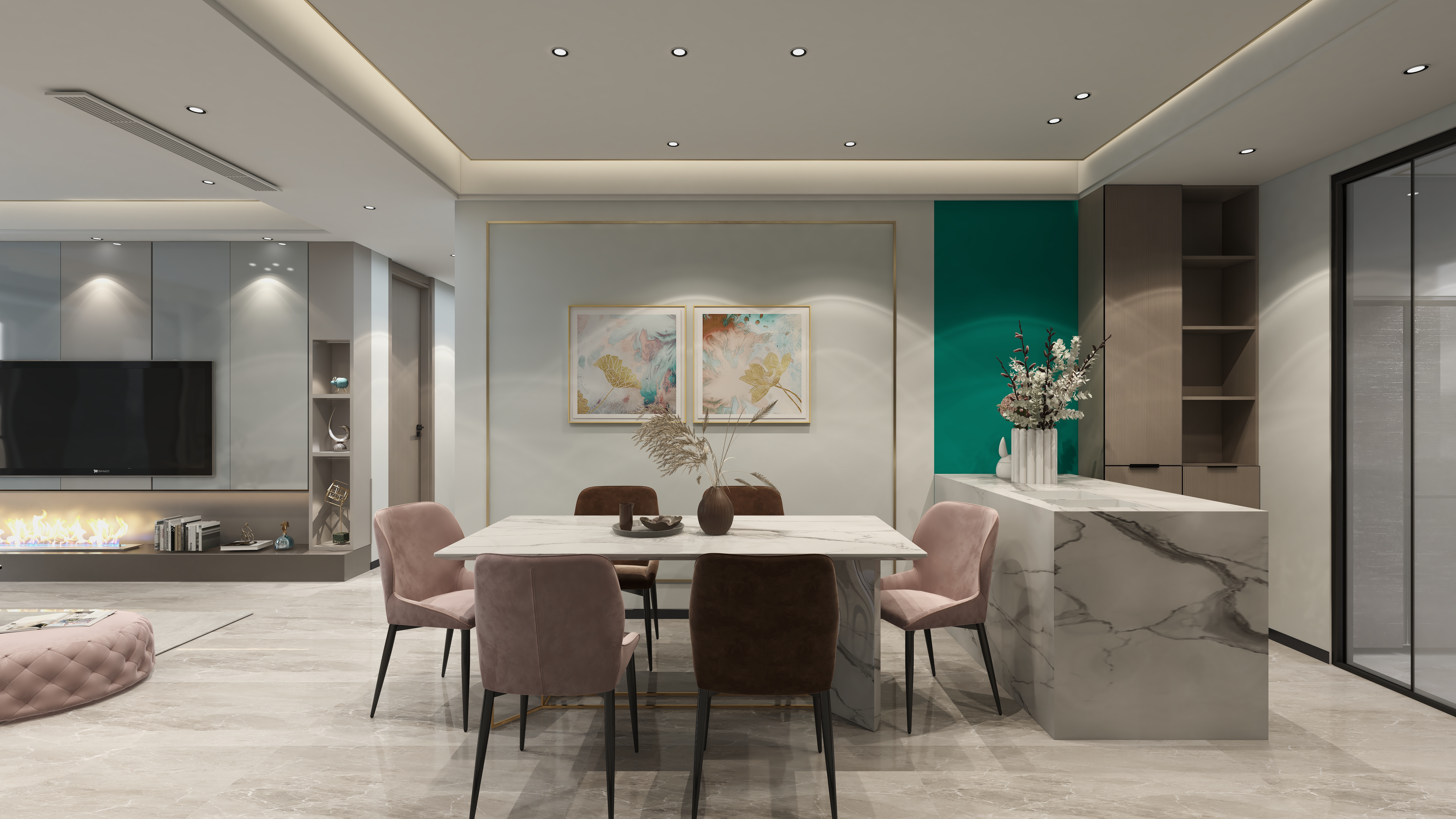 王丽均-悦珑湾-简约轻奢-装修设计方案