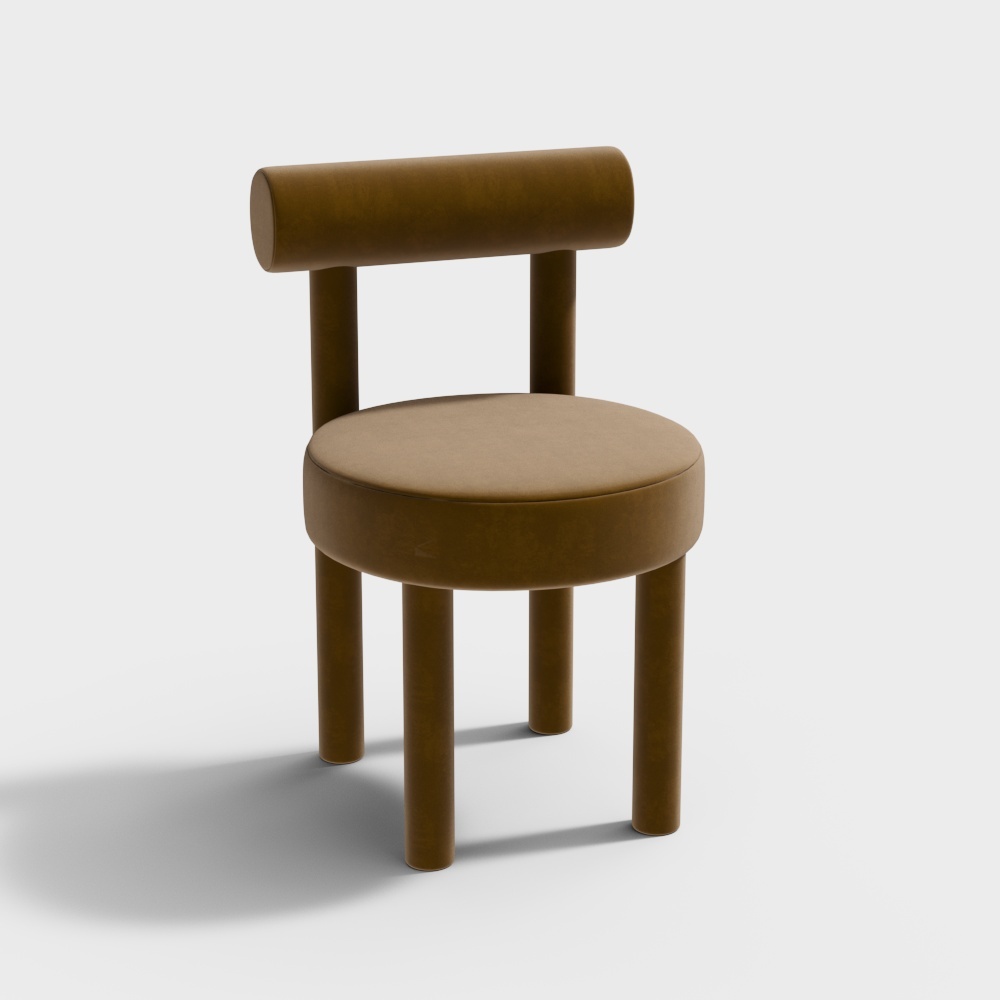 现代单椅组合-布艺单椅