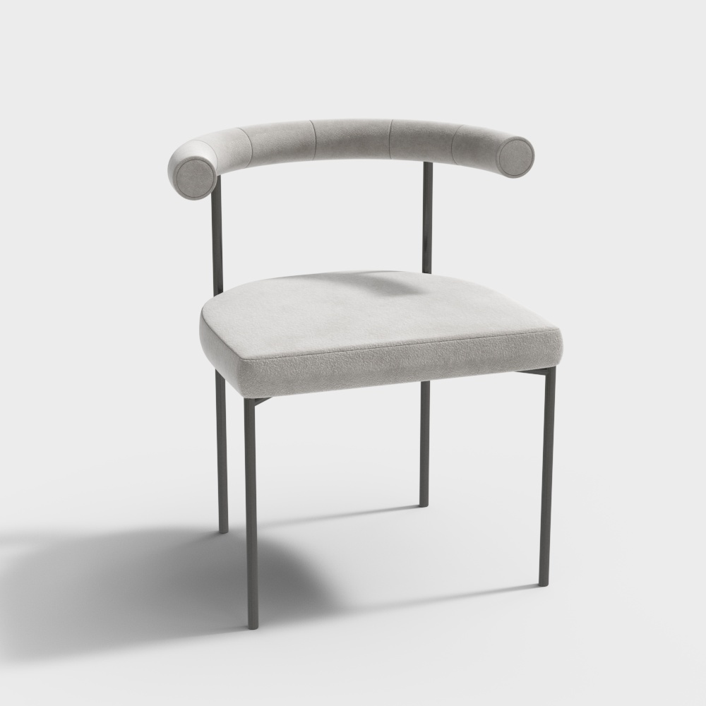 现代单椅组合-单椅3D模型