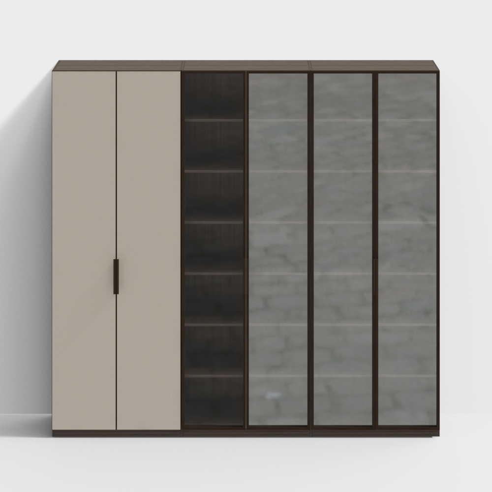 5系欧式套间酒柜005 建模3D模型