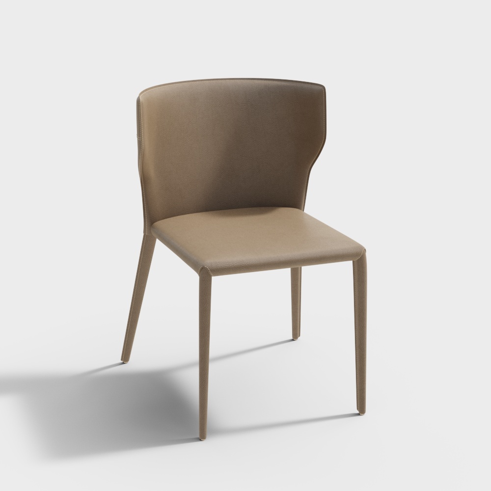 现代单椅组合-靠背椅餐椅