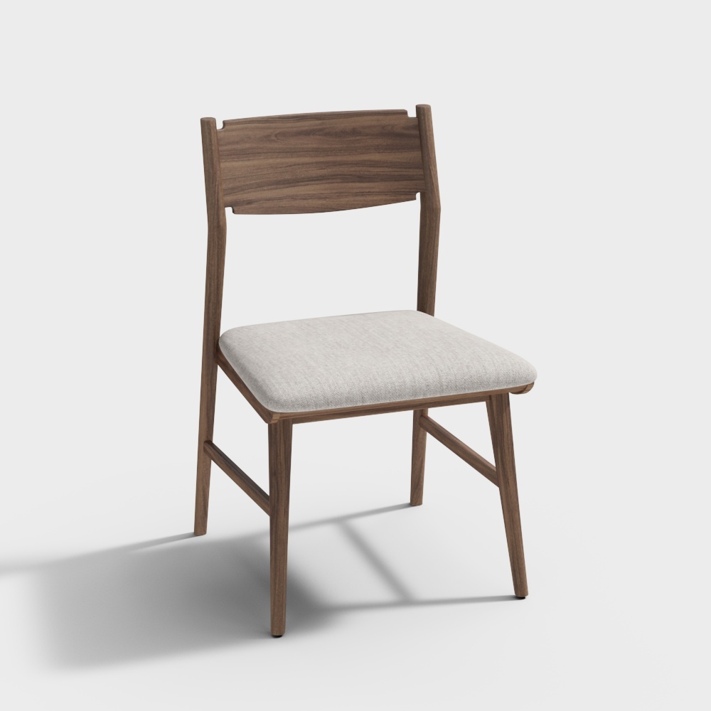 北欧单椅-单椅3D模型