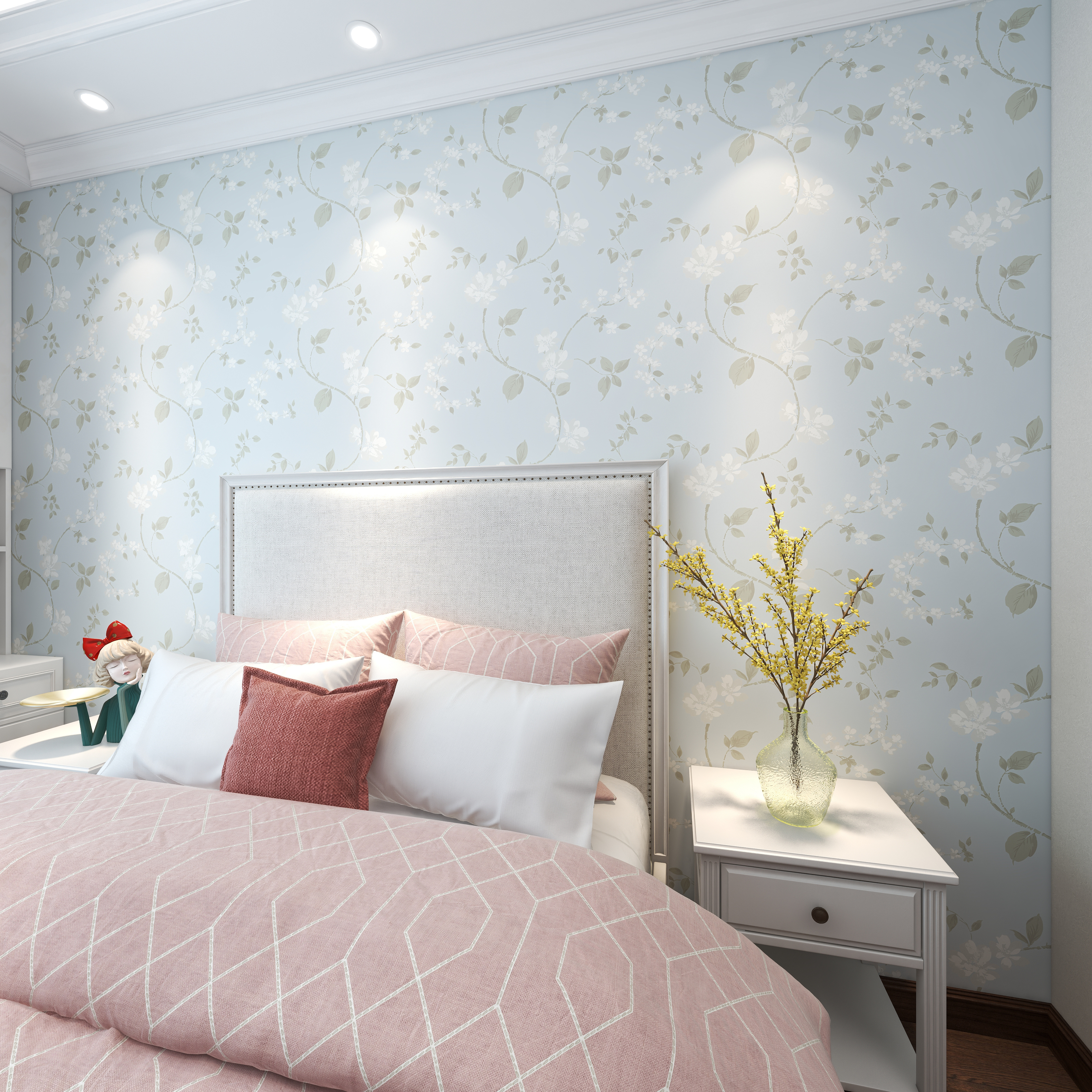 羽非设计-《书香门第》-140平方美式4居一层儿童房装修效果图第3张