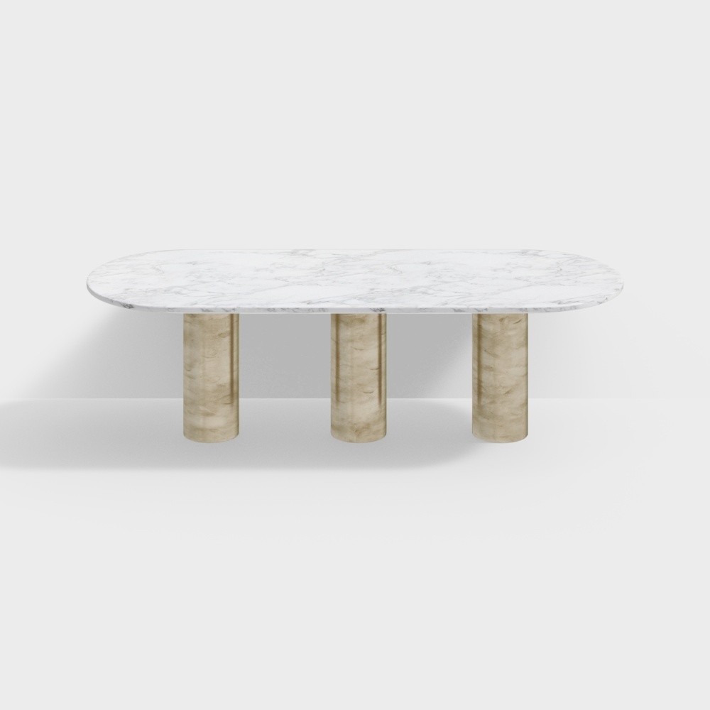 MasaSanty/玛萨圣帝-现代餐桌  【Tyche/堤喀系列】3D模型