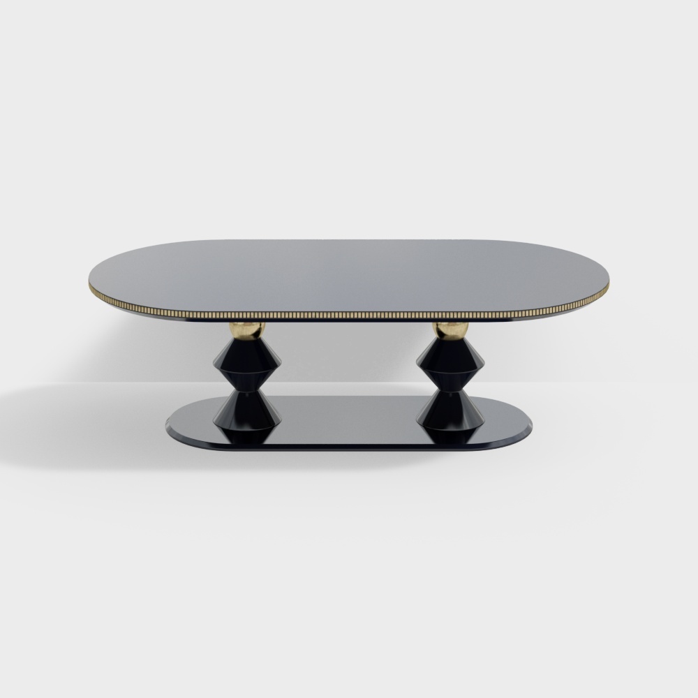 葡萄牙现代长餐桌3D模型