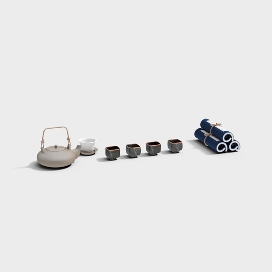 Modern Chinese Pendulum 3D Model