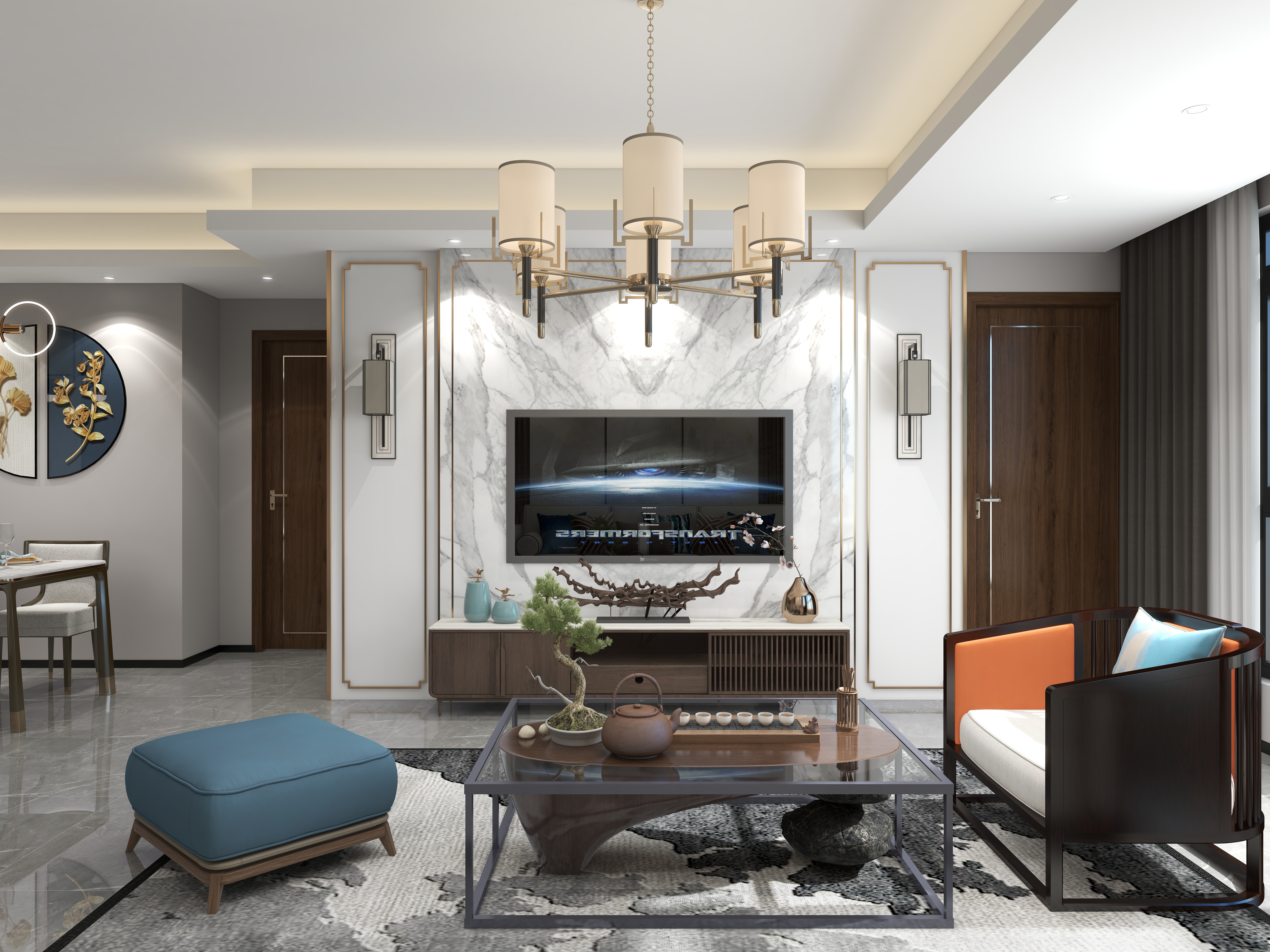 上海恒彩家居装饰-监利上信城-副本-装修设计方案