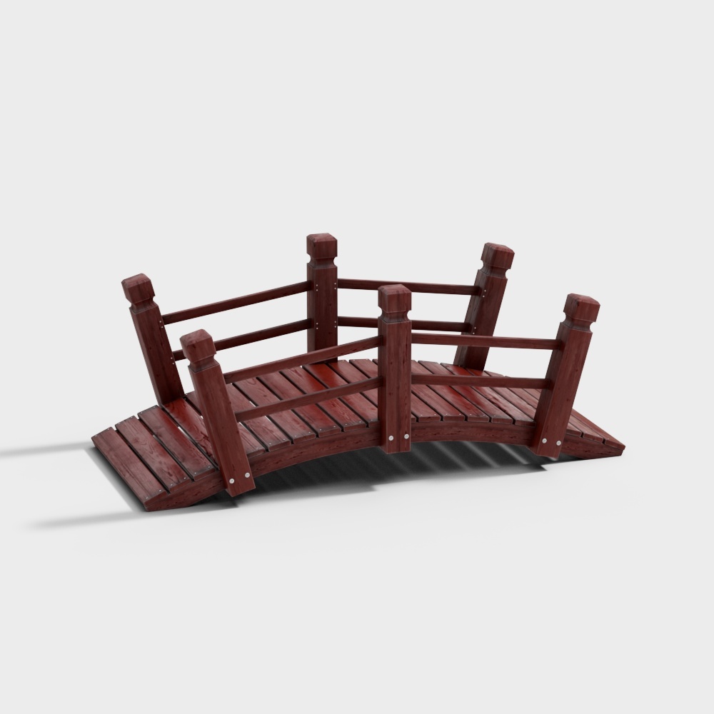 简欧廊架花架拱桥-2