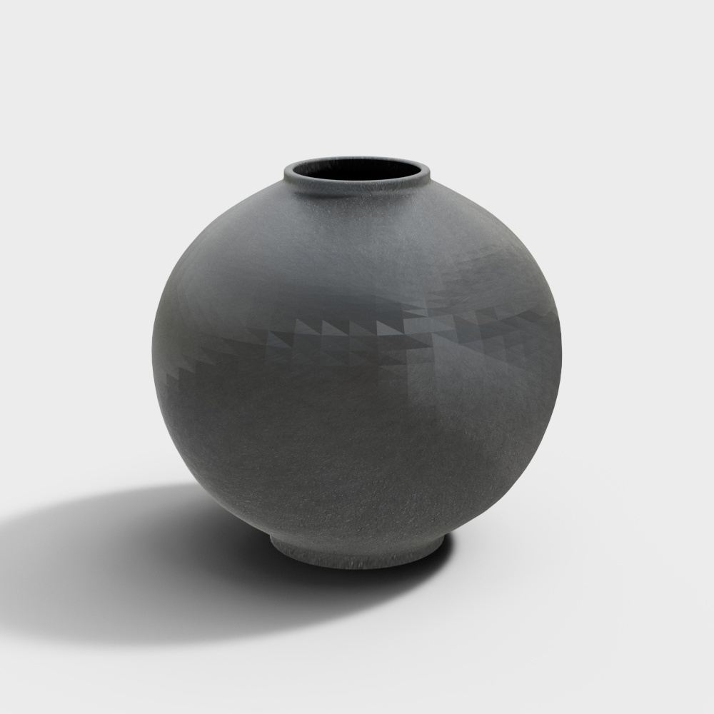 Rudea Ceramic Table Vase罐3D模型