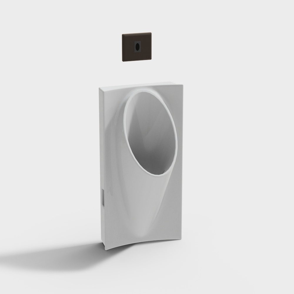 现代小便斗小便器3D模型