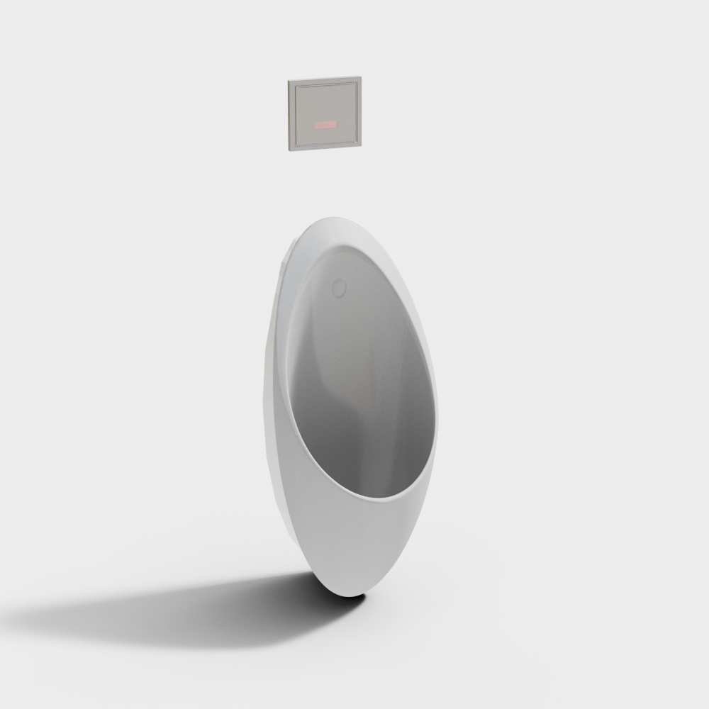 现代小便斗小便器3D模型