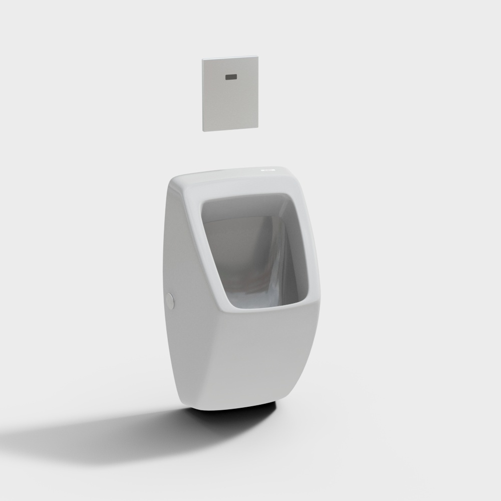 现代小便斗小便器3D模型
