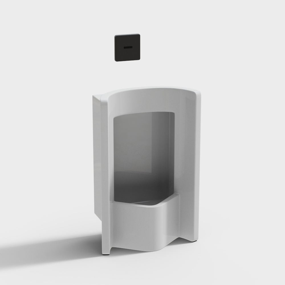 现代小便斗小便器3D模型