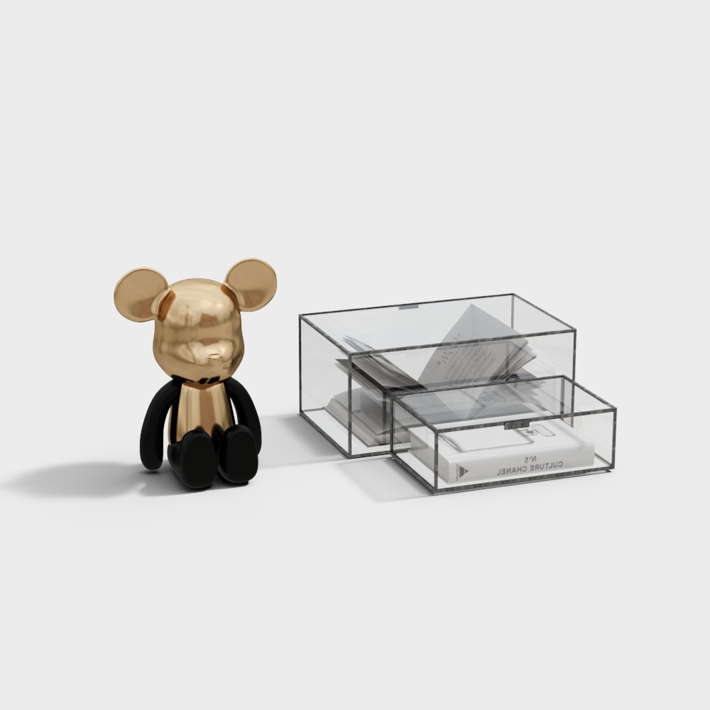 MasaSanty/玛萨圣帝-现代卧室主人房饰品   【Tyche/堤喀系列】3D模型