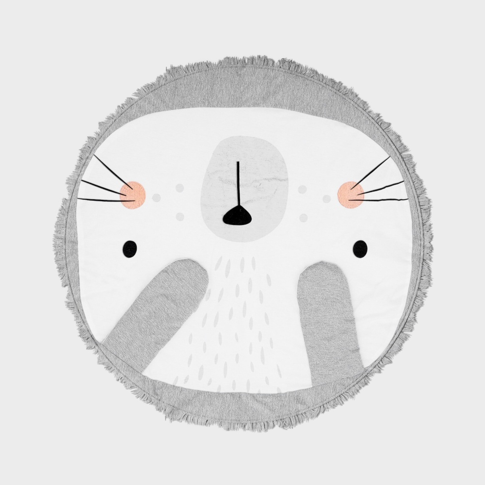 现代风格儿童地毯-老鼠