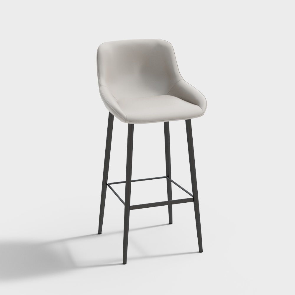 cw59001-fl吧椅3D模型
