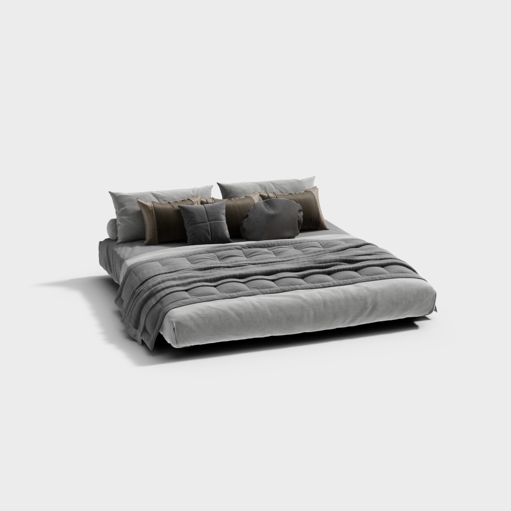 意大利 米洛提 Minotti 现代双人床床品