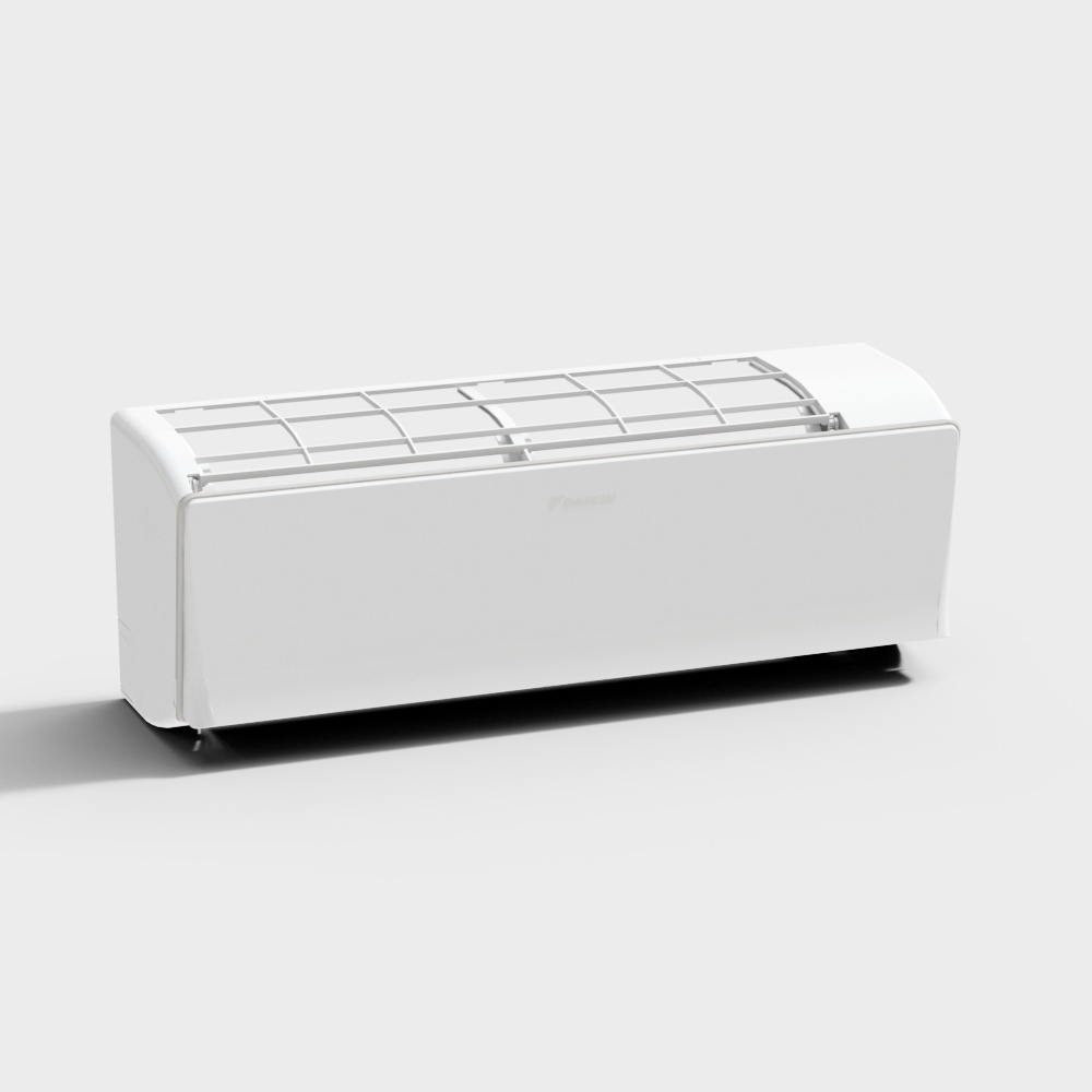  大金家用空调 大容量 E-MAX 8 2HP 白色 3D模型