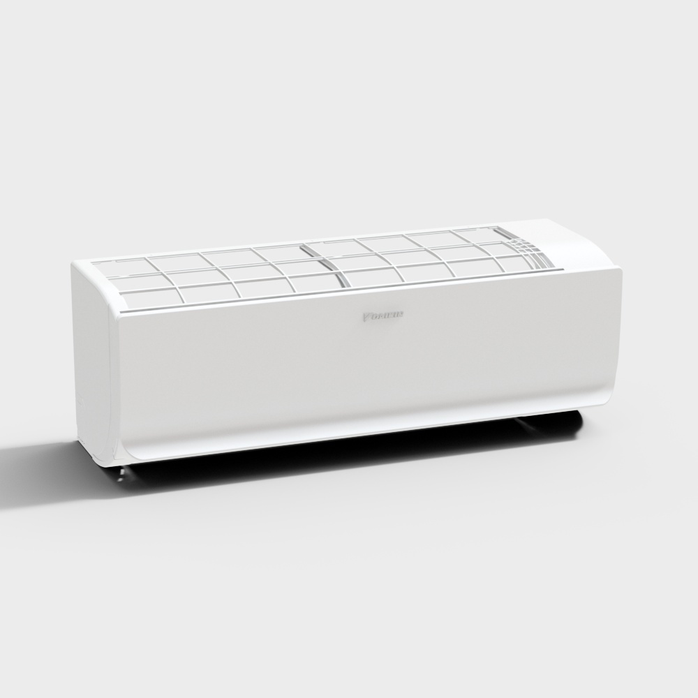 大金家用空调 无风有感 E-max7 1.5HP 白色3D模型