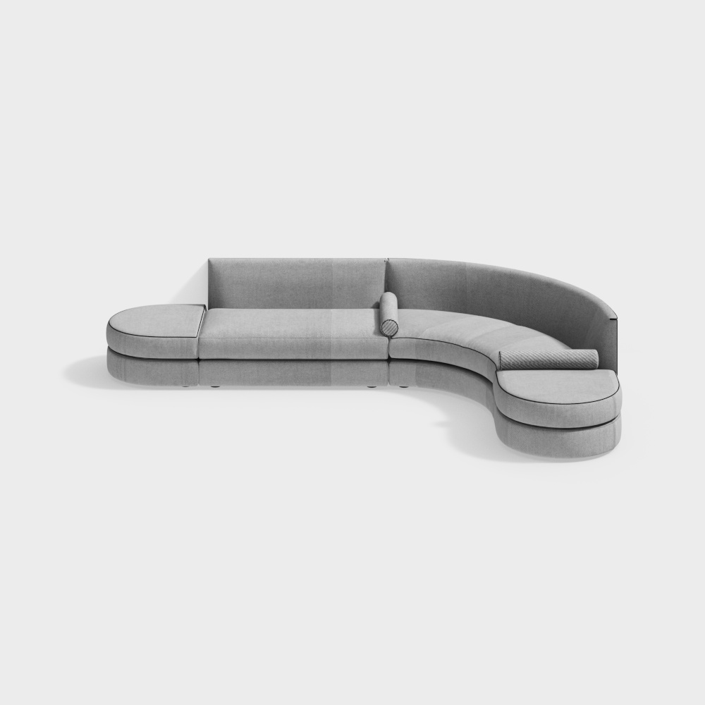 临点-舒沐居-休闲沙发-B133D模型