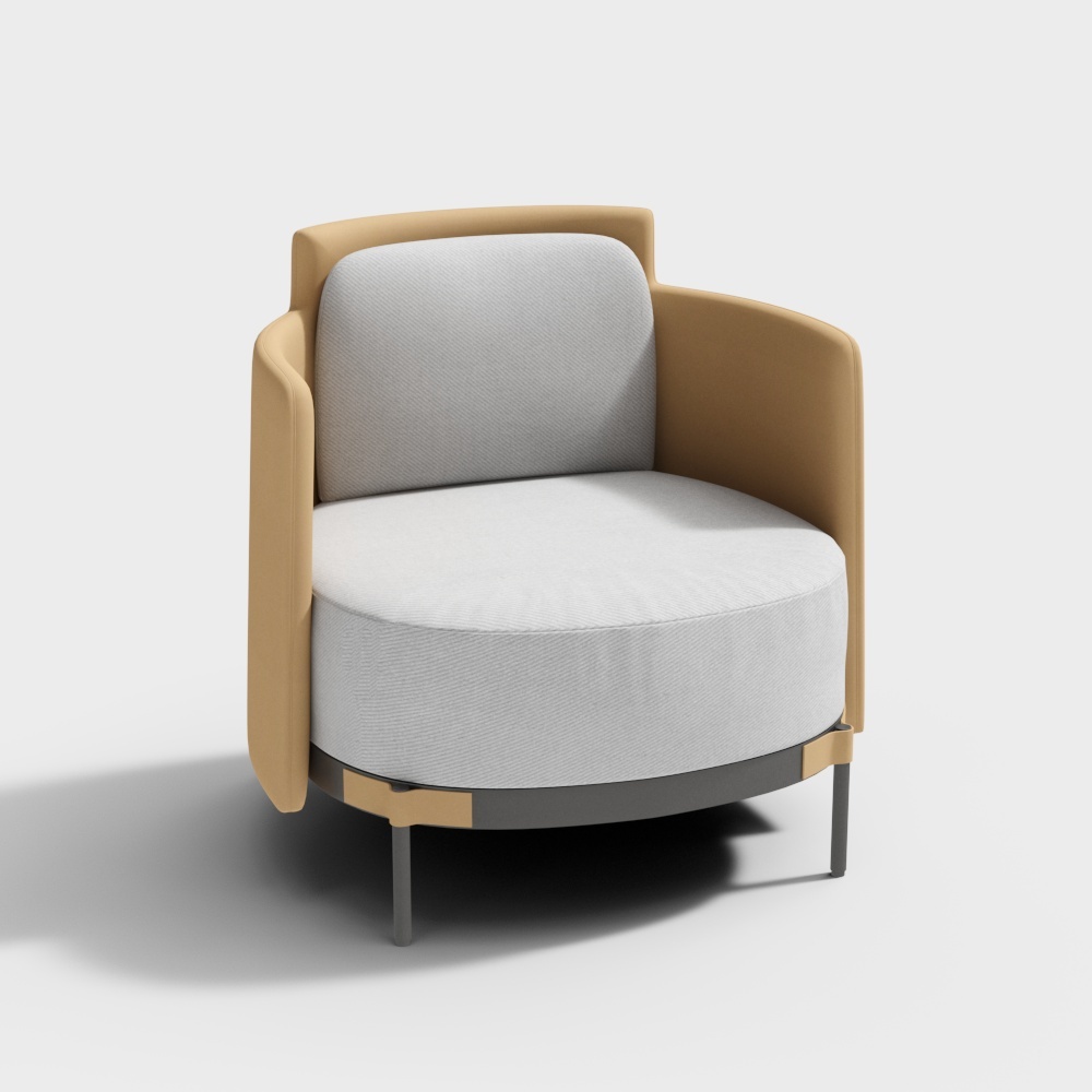 临点-舒沐居-休闲沙发-B083D模型