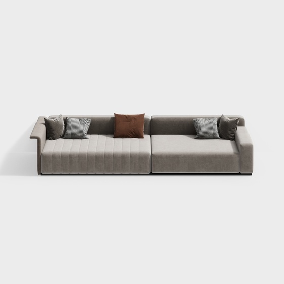 Luxury Three-seater Sofas,Seats & Sofas,3-seater Sofas,gray