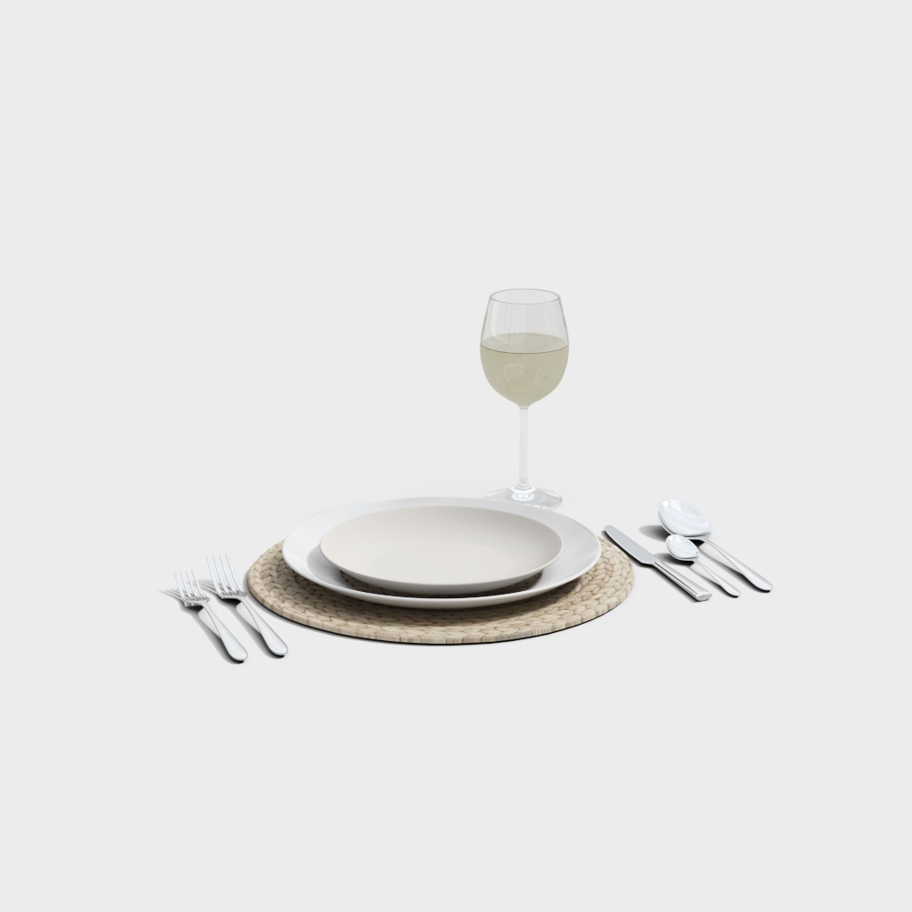 餐盘3D模型