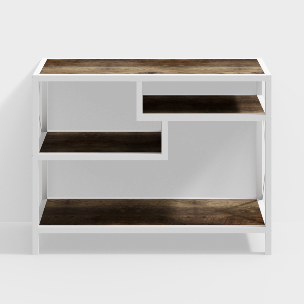 Console Table-RO+白置物架3D模型