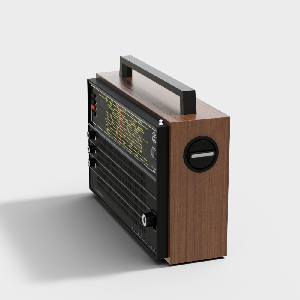 收音机3D模型