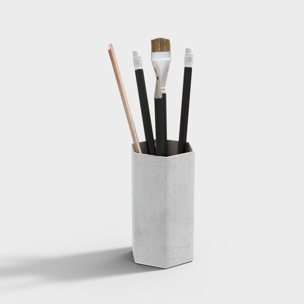 笔筒3D模型