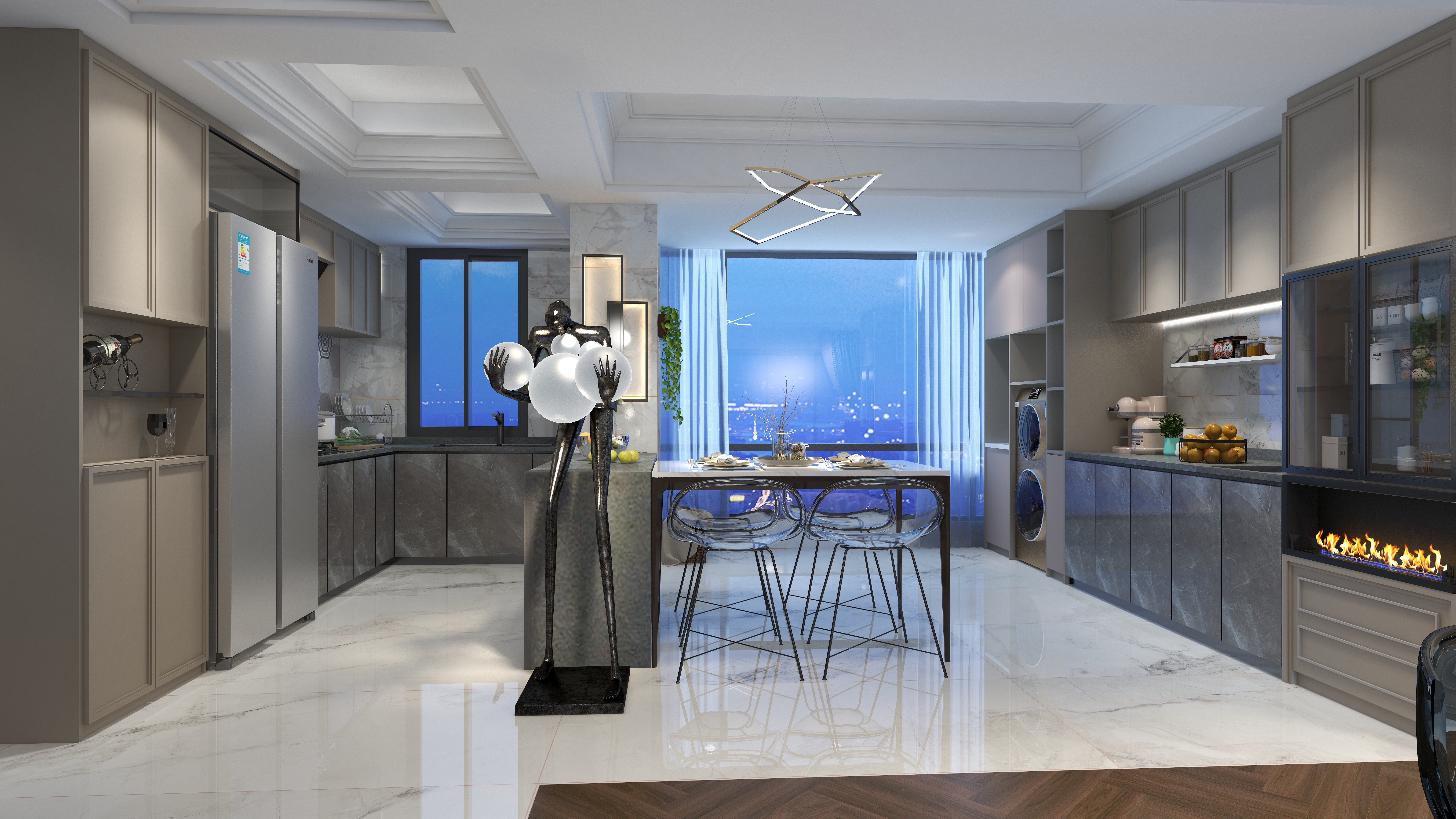 南木装饰设计邓大仙-广州现代美式189方-副本-装修设计方案