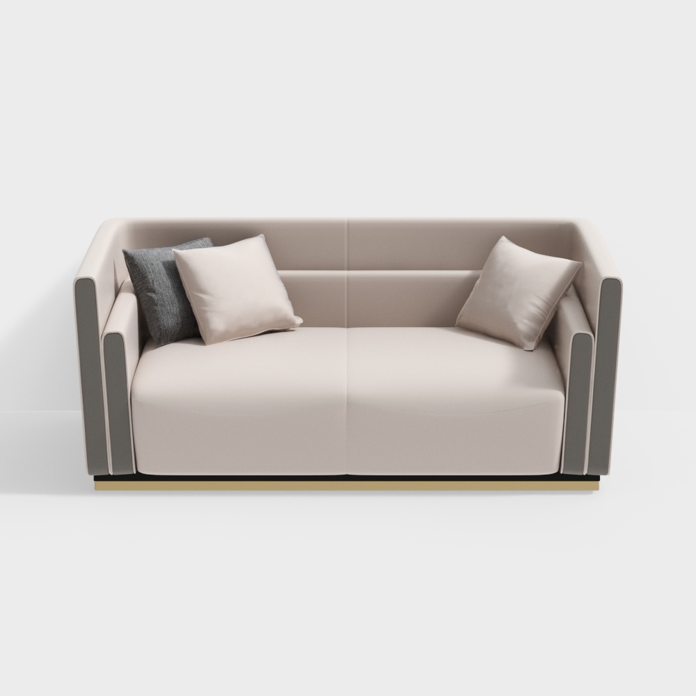 双人沙发sf (211)3D模型