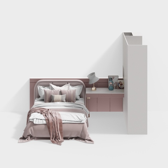 Modern Bunk Beds,Chair Beds,pink