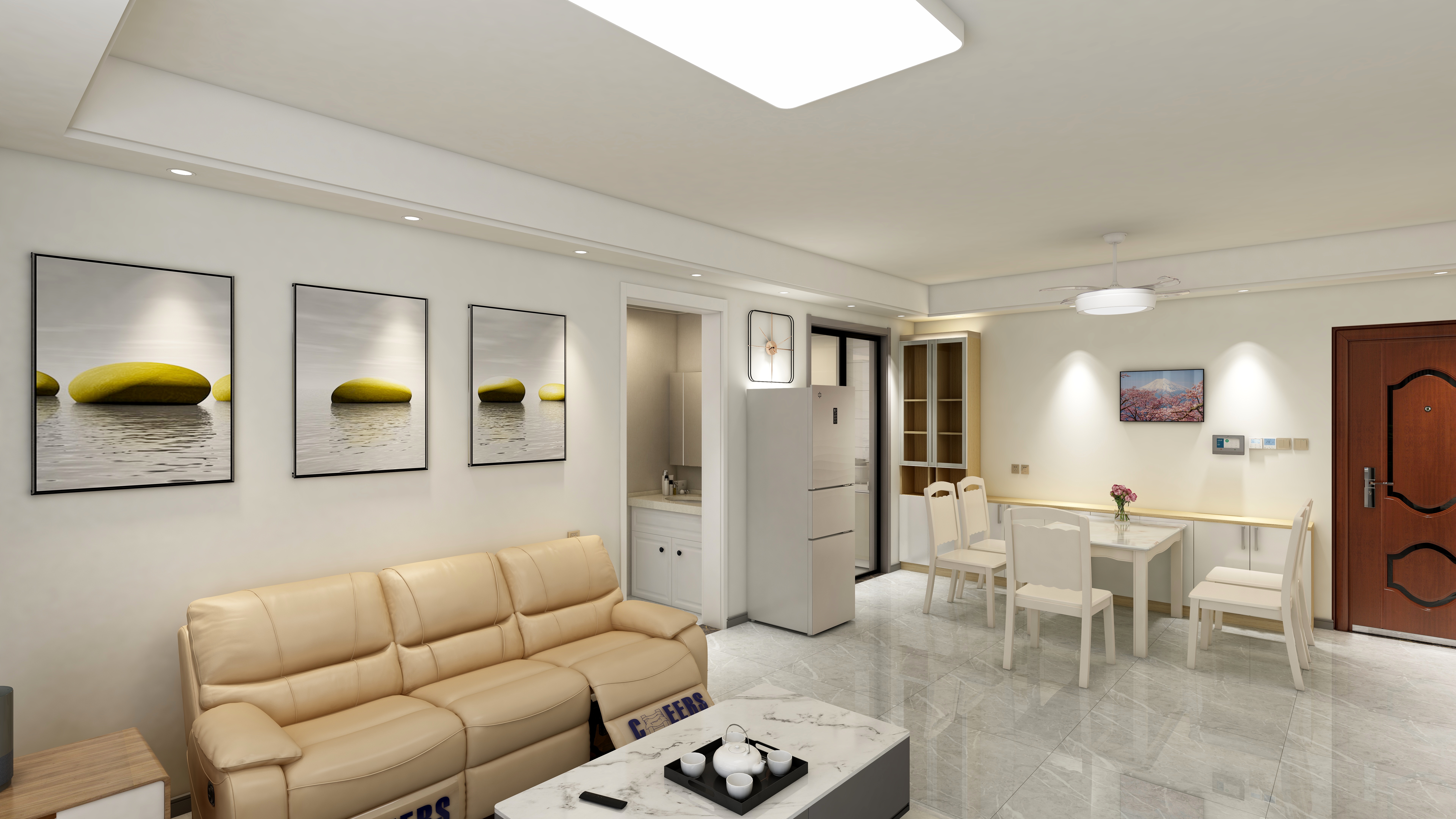 宇众美空间设计-钟秀锦城3室1厅207平米装修效果图