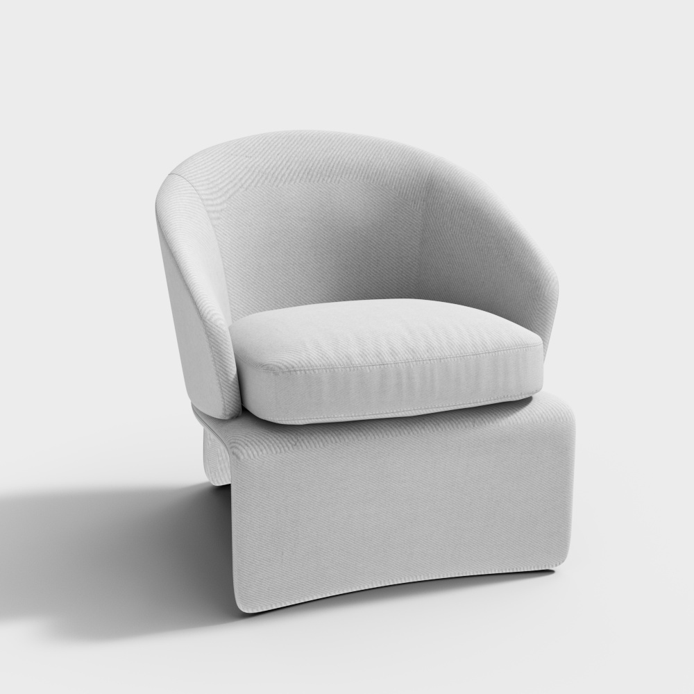 临点-舒沐居-单人椅-A353D模型