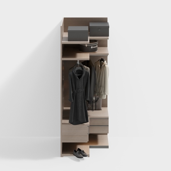 Scandinavian Wardrobes,Earth color