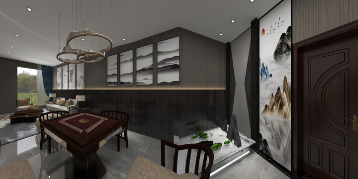 丨简丨-竹韵会所-装修设计方案