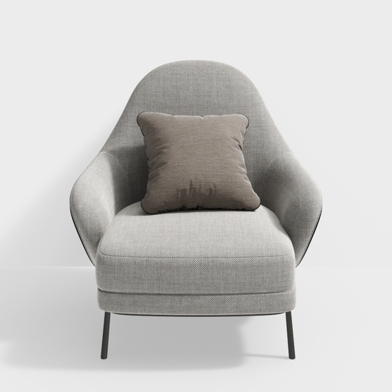 Art Moderne Modern Seats & Sofas,Single Sofa,Single Sofa,Earth color