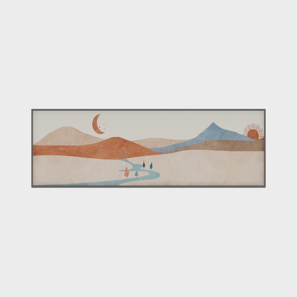 龙匠饰家-轻奢卡通装饰画-卧室装饰画