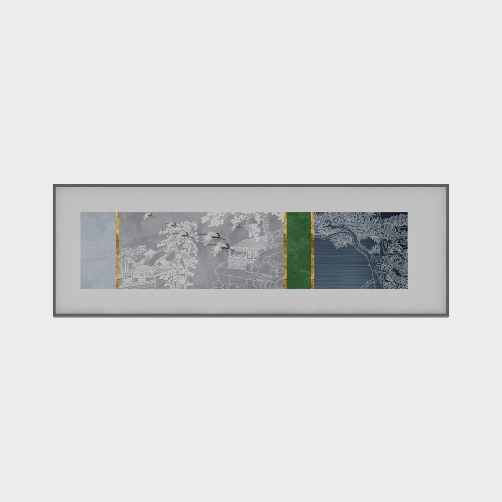 龙匠饰家-新中式轻奢装饰画-卧室装饰画